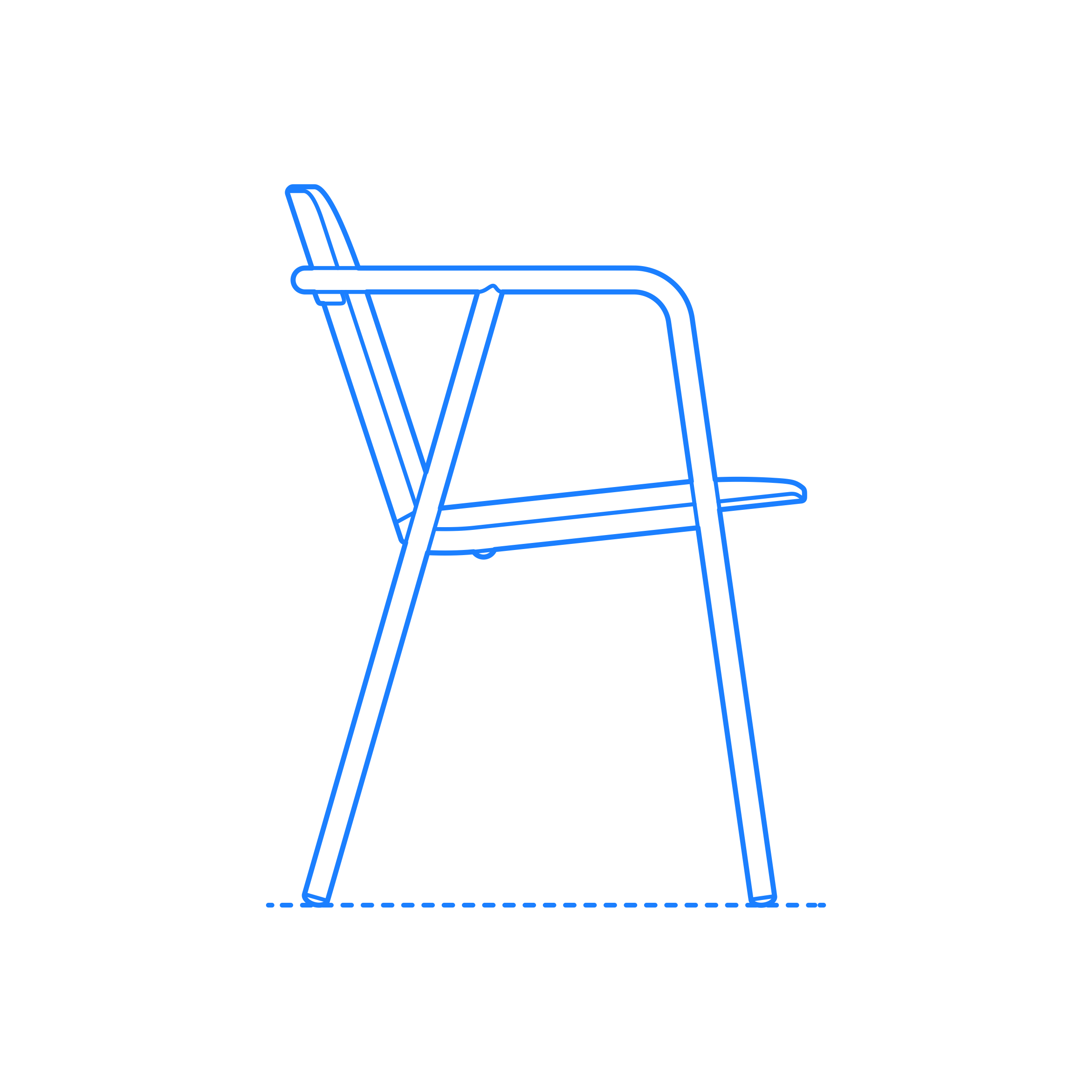 Furniture Outdoor Chairs Blu Dot Offline Chair Contour Svg Vector Free Vectors